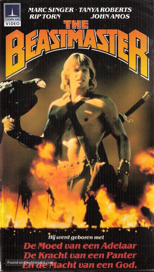 The Beastmaster - German VHS movie cover