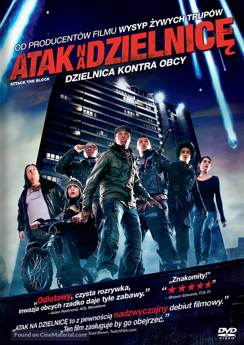 Attack the Block - Polish DVD movie cover