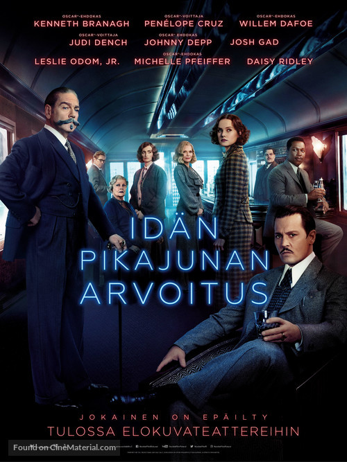 Murder on the Orient Express - Finnish Movie Poster