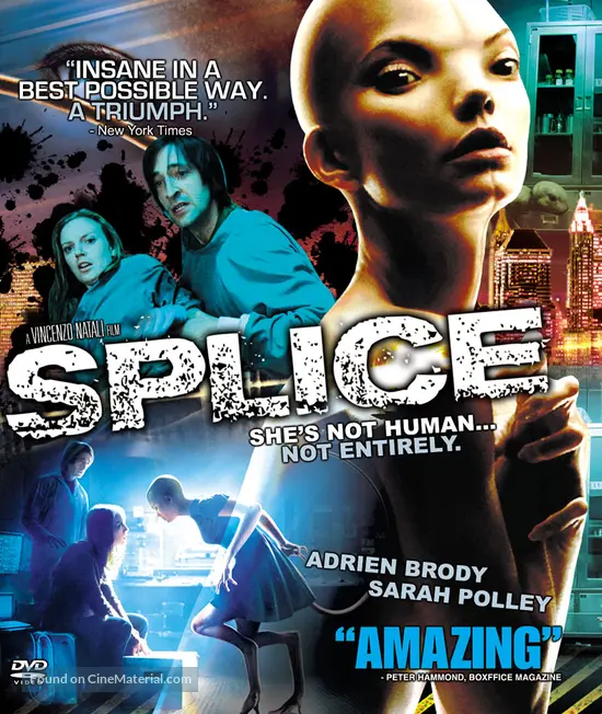Splice (2009) Singaporean movie cover