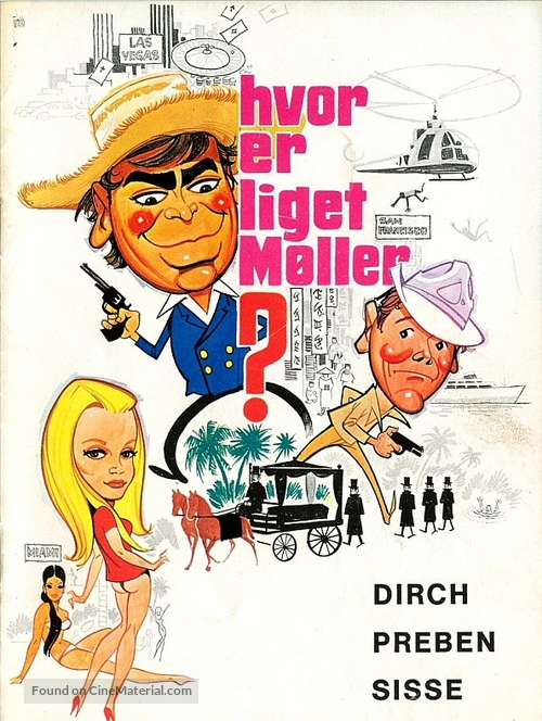 Hvor er liget, M&oslash;ller? - Danish Movie Poster