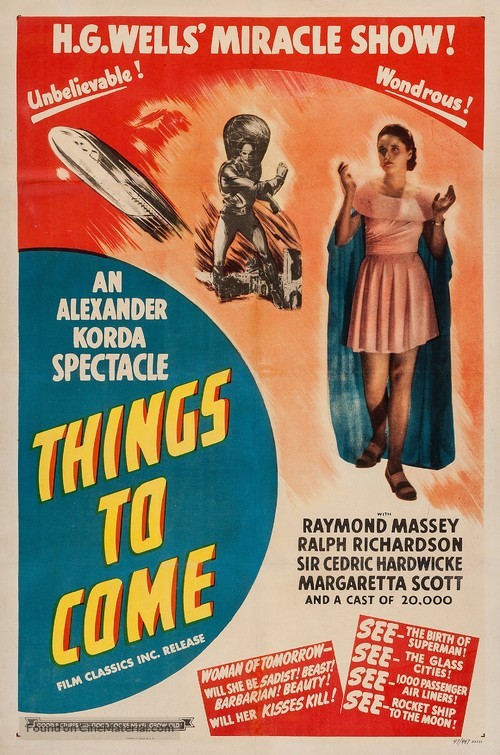 Things to Come - Re-release movie poster