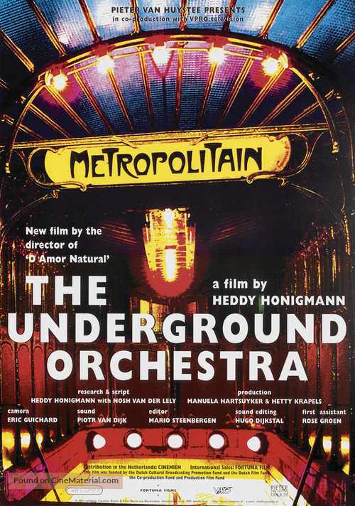Het ondergronds orkest - Dutch Movie Poster