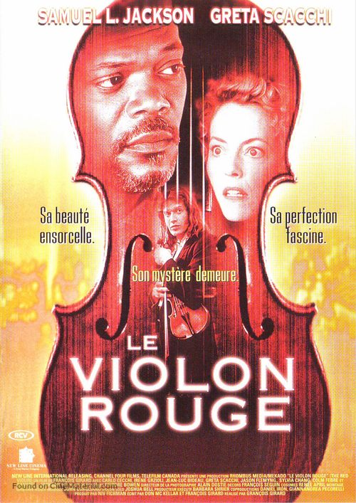 The Red Violin - French DVD movie cover