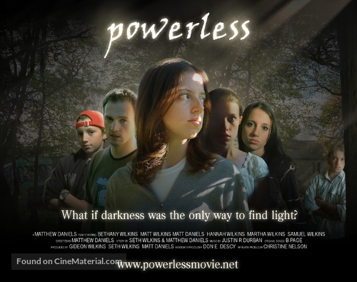 Powerless - British Movie Poster
