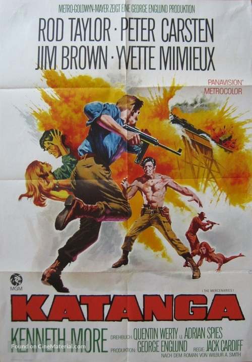 The Mercenaries - German Movie Poster