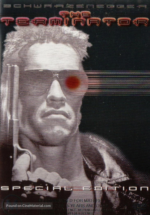 The Terminator - Australian DVD movie cover