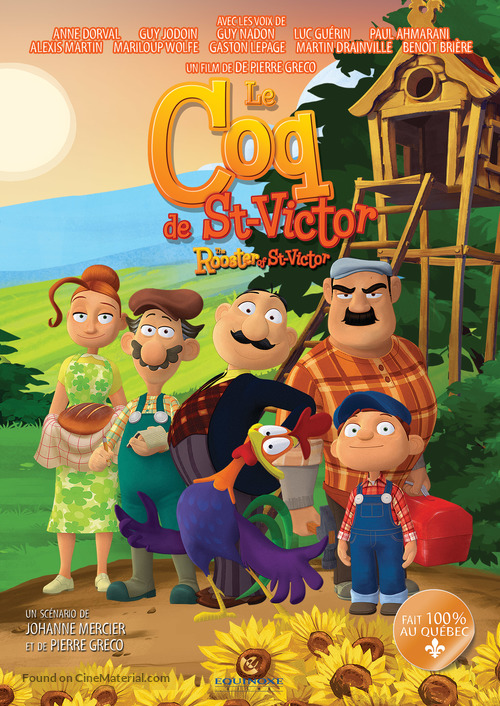 Le Coq de St-Victor - Canadian DVD movie cover
