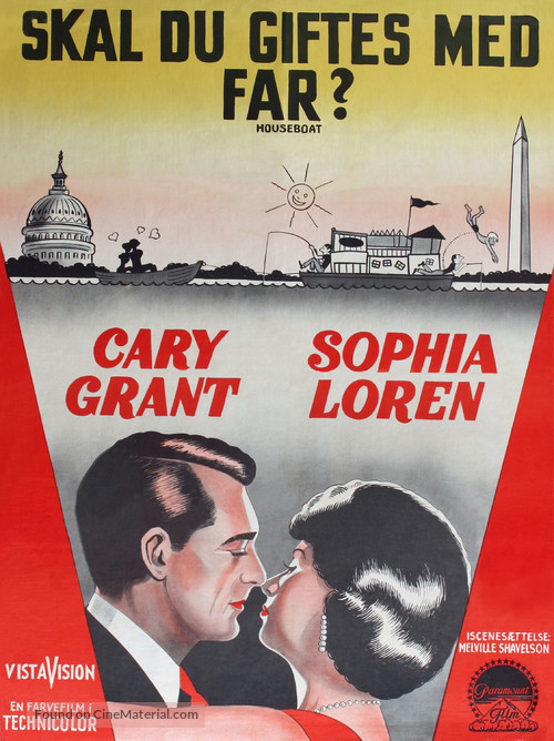 Houseboat - Danish Movie Poster