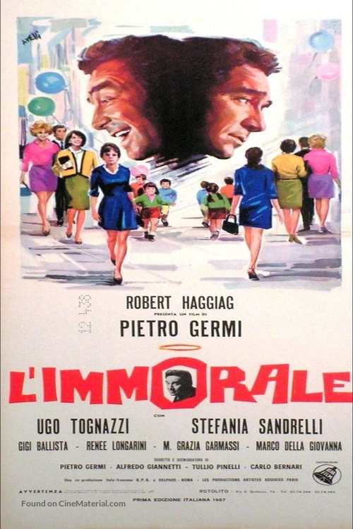 L&#039;immorale - Italian Movie Poster