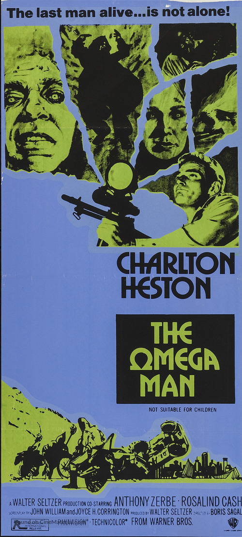 The Omega Man - Australian Movie Poster