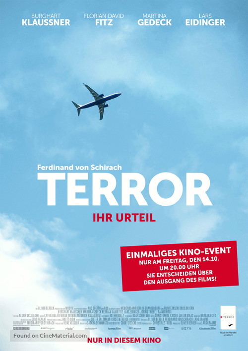 Terror - German Movie Poster
