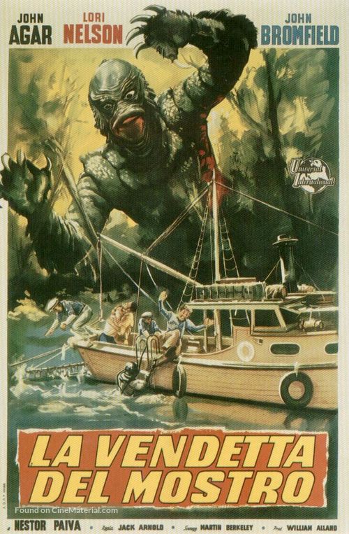 Revenge of the Creature - Italian Movie Poster