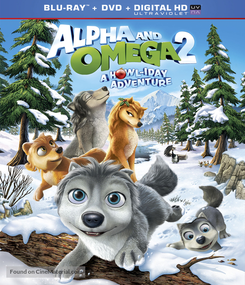 Alpha and Omega 2: A Howl-iday Adventure - Blu-Ray movie cover