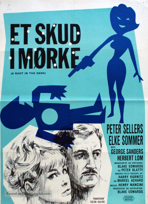 A Shot in the Dark - Danish Movie Poster