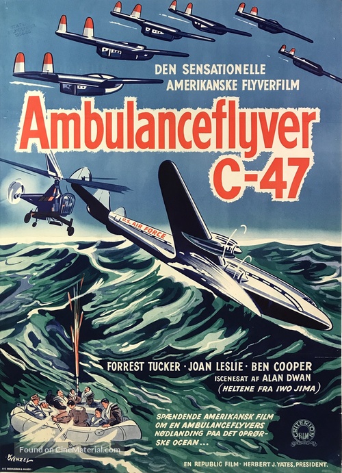 Flight Nurse - Danish Movie Poster
