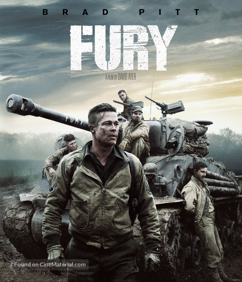 Fury - Japanese Blu-Ray movie cover