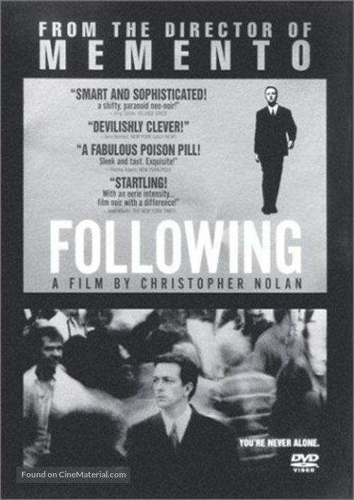 Following - DVD movie cover