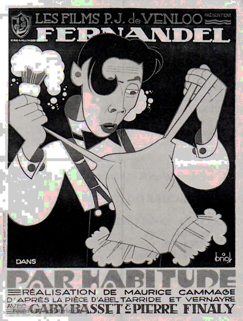 Par habitude - French Movie Poster
