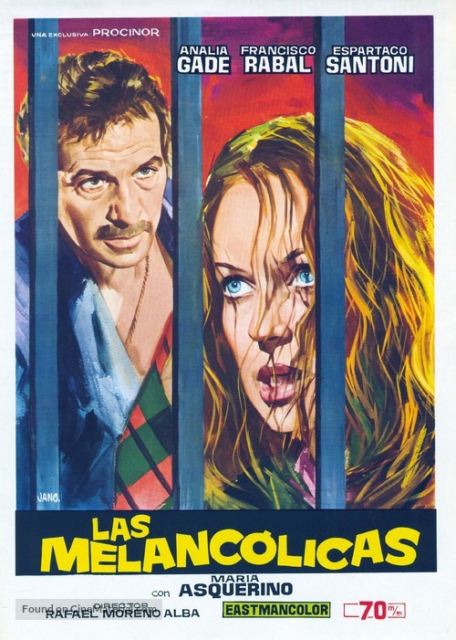 Las melancolicas - Spanish Movie Poster