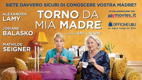 Retour chez ma m&egrave;re - Italian Movie Poster