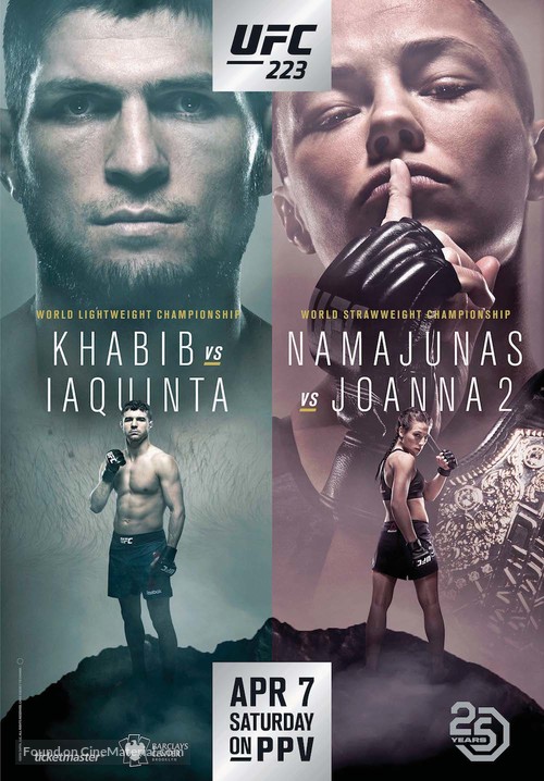 UFC 223: Khabib vs Iaquinta - Movie Poster