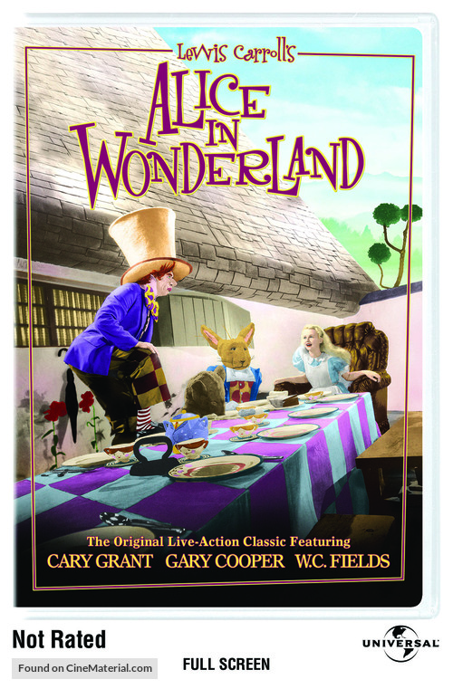 Alice in Wonderland - DVD movie cover
