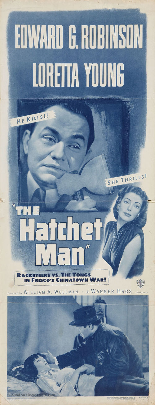 The Hatchet Man - Re-release movie poster