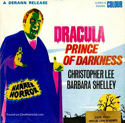 Dracula: Prince of Darkness - British Movie Cover