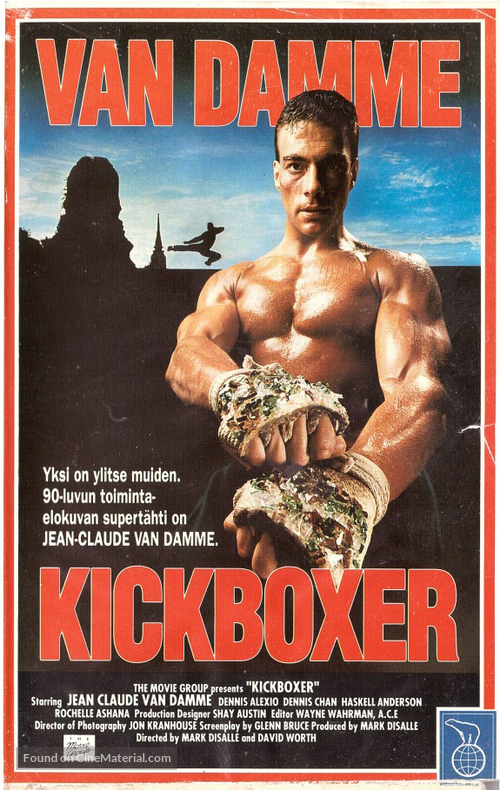 Kickboxer - Finnish VHS movie cover