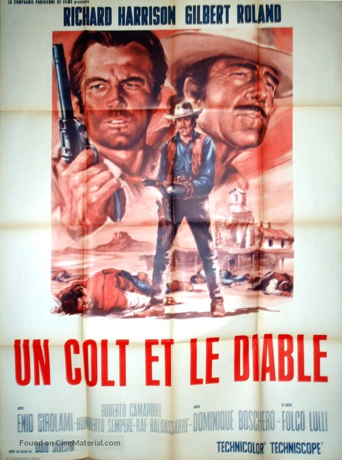 Anche nel west c&#039;era una volta Dio - French Movie Poster