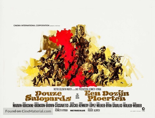 The Dirty Dozen - Belgian Movie Poster
