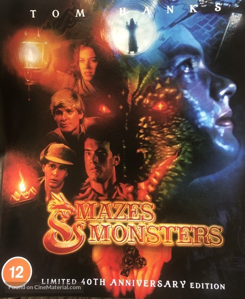 Mazes And Monsters - British Blu-Ray movie cover