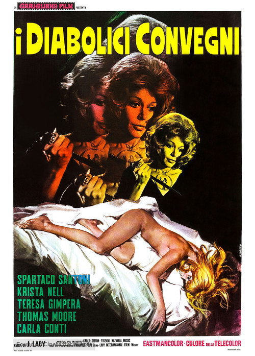 Las amantes del diablo - Italian Movie Poster
