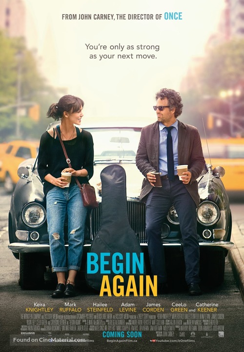 Begin Again - Canadian Movie Poster