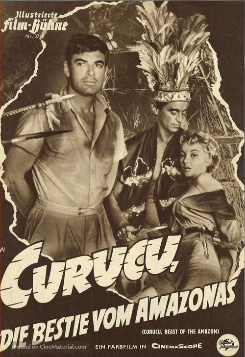 Curucu, Beast of the Amazon - German poster
