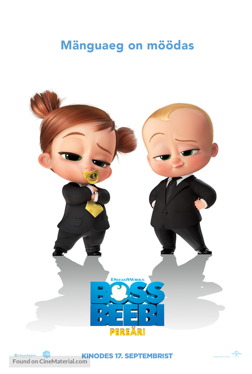 The Boss Baby: Family Business - Estonian Movie Poster