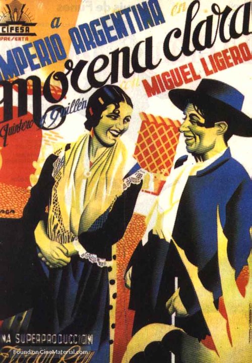 Morena Clara - Spanish Movie Poster