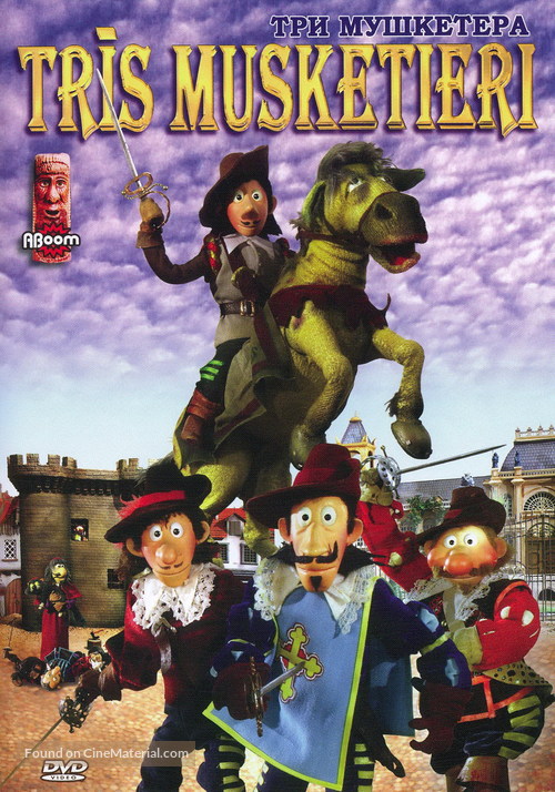 De tre musketerer - Latvian DVD movie cover