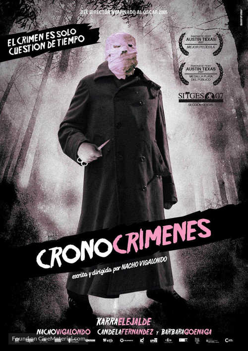 Los cronocr&iacute;menes - Spanish Movie Poster