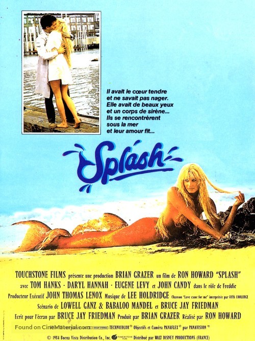 Splash - French Movie Poster