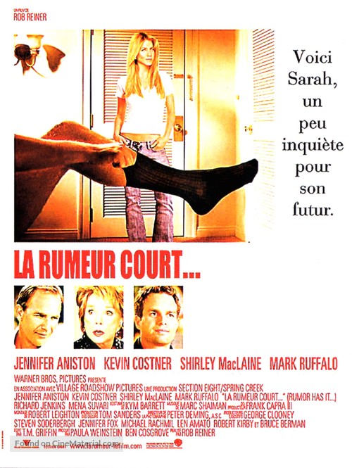 Rumor Has It... - French Movie Poster