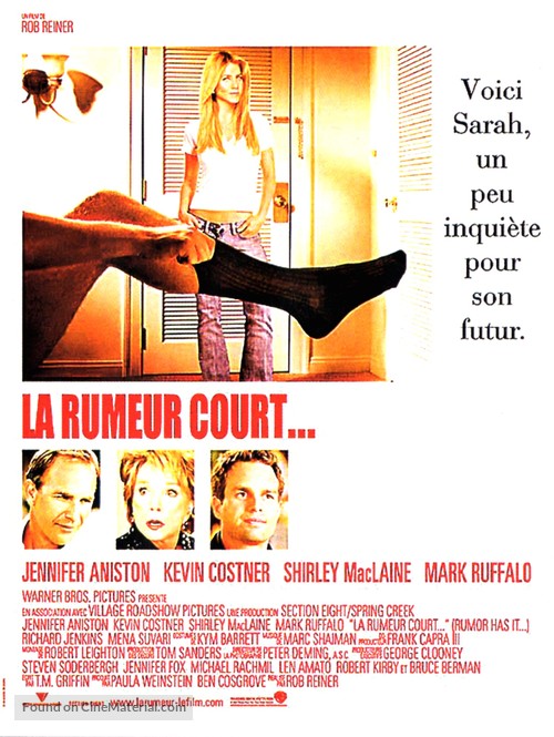 Rumor Has It... - French Movie Poster