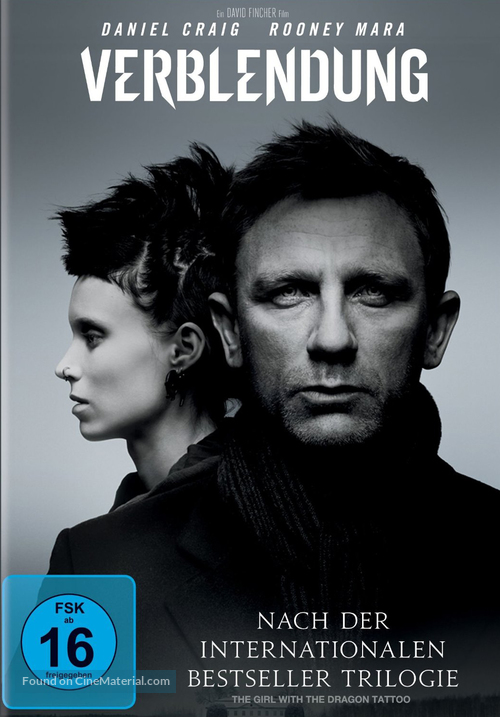 The Girl with the Dragon Tattoo - German DVD movie cover