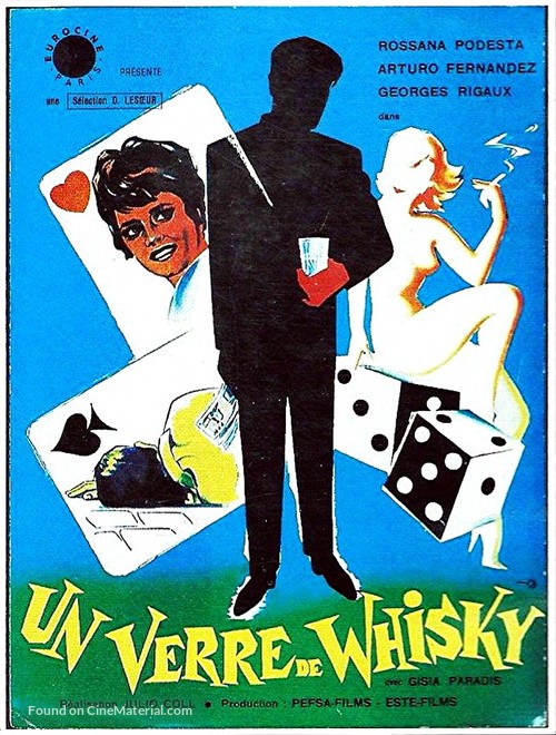 Vaso de whisky, Un - French Movie Poster
