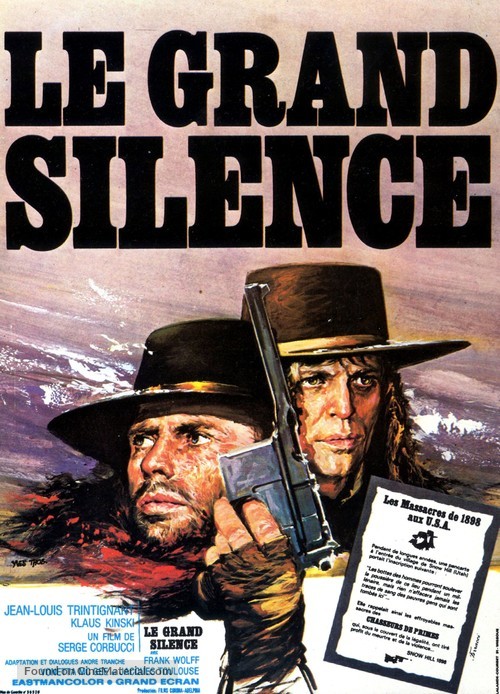 Il grande silenzio - French Movie Poster