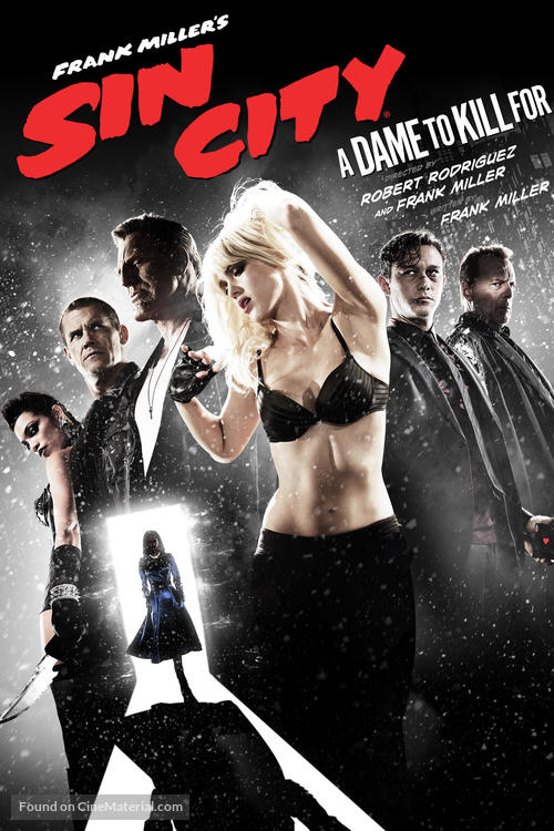 Sin City: A Dame to Kill For - DVD movie cover