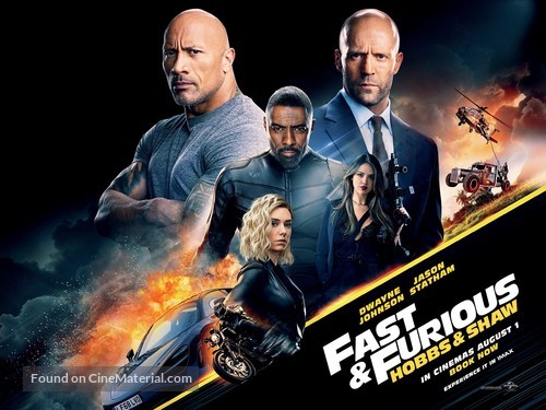 Fast &amp; Furious Presents: Hobbs &amp; Shaw - British Movie Poster