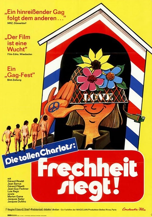 Les bidasses en folie - German Movie Poster