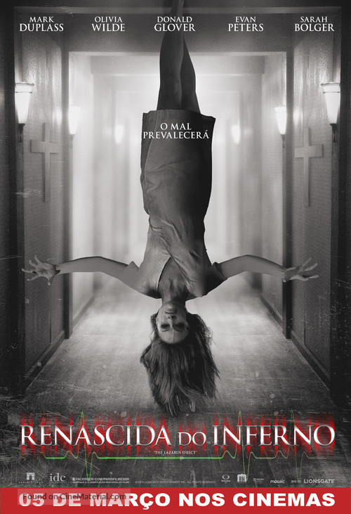 The Lazarus Effect - Brazilian Movie Poster